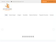 Tablet Screenshot of juancarlosgongora.com